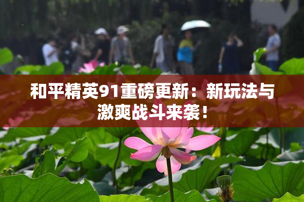 和平精英91重磅更新：新玩法与激爽战斗来袭！