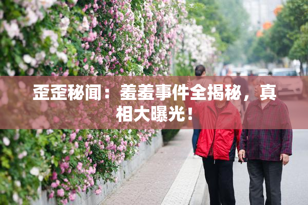 歪歪秘闻：羞羞事件全揭秘，真相大曝光！