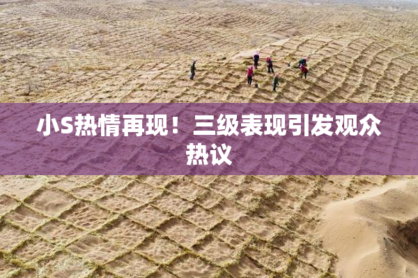 小S热情再现！三级表现引发观众热议