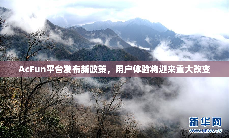 AcFun平台发布新政策，用户体验将迎来重大改变