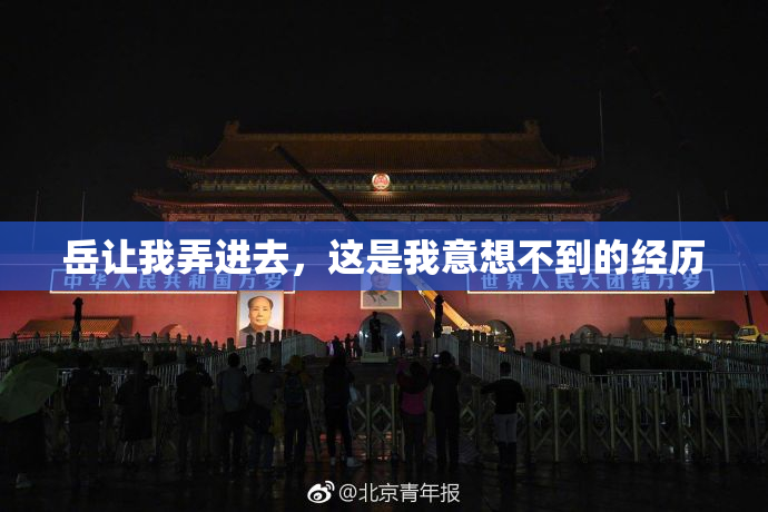 岳让我弄进去，这是我意想不到的经历