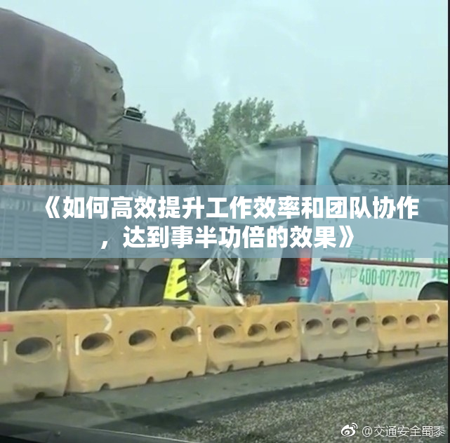 《如何高效提升工作效率和团队协作，达到事半功倍的效果》