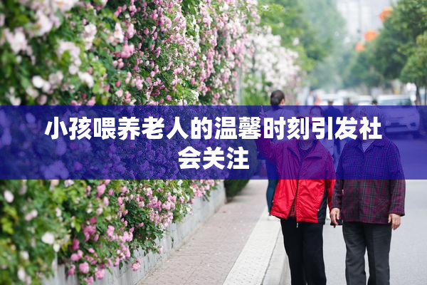 小孩喂养老人的温馨时刻引发社会关注