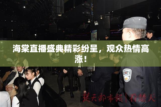 海棠直播盛典精彩纷呈，观众热情高涨！
