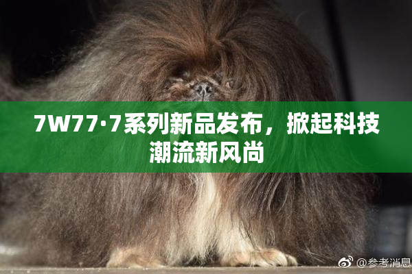 7W77·7系列新品发布，掀起科技潮流新风尚