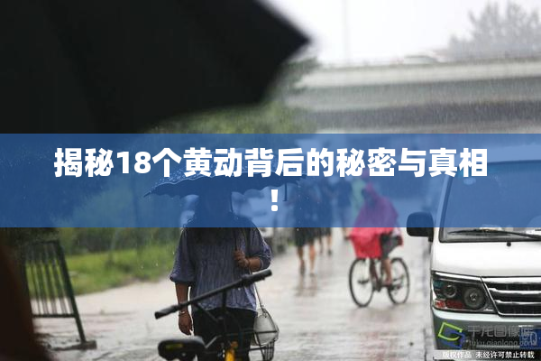 揭秘18个黄动背后的秘密与真相！