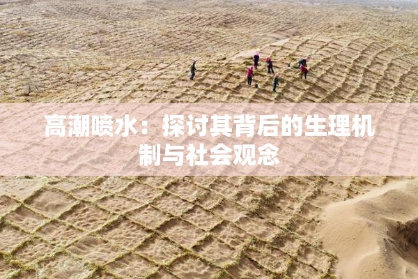 高潮喷水：探讨其背后的生理机制与社会观念