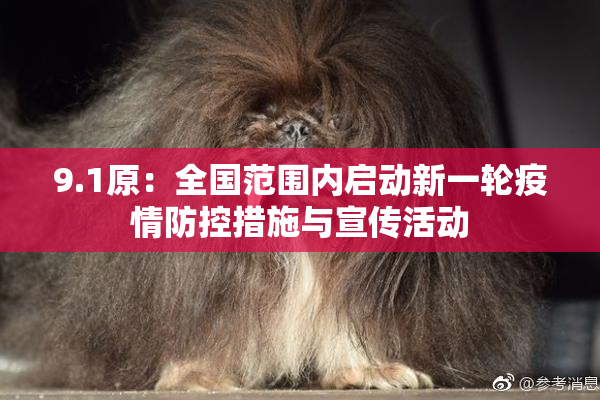 9.1原：全国范围内启动新一轮疫情防控措施与宣传活动