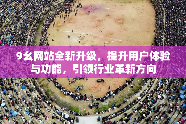 9幺网站全新升级，提升用户体验与功能，引领行业革新方向