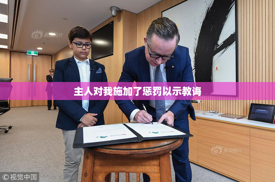 主人对我施加了惩罚以示教诲