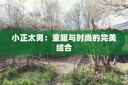 小正太男：童趣与时尚的完美结合