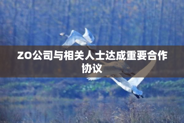 ZO公司与相关人士达成重要合作协议