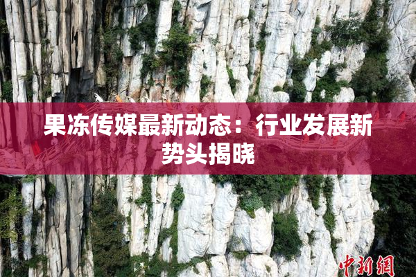 果冻传媒最新动态：行业发展新势头揭晓