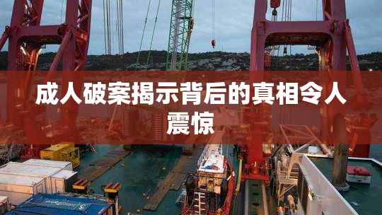 成人破案揭示背后的真相令人震惊