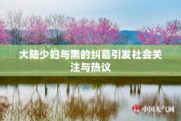 大陆少妇与黑的纠葛引发社会关注与热议