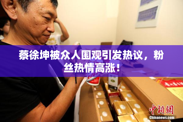 蔡徐坤被众人围观引发热议，粉丝热情高涨！