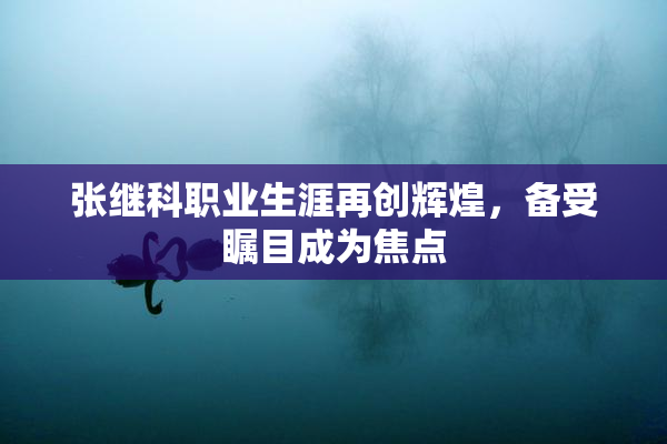 张继科职业生涯再创辉煌，备受瞩目成为焦点
