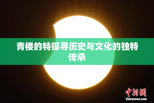 青楼的特探寻历史与文化的独特传承