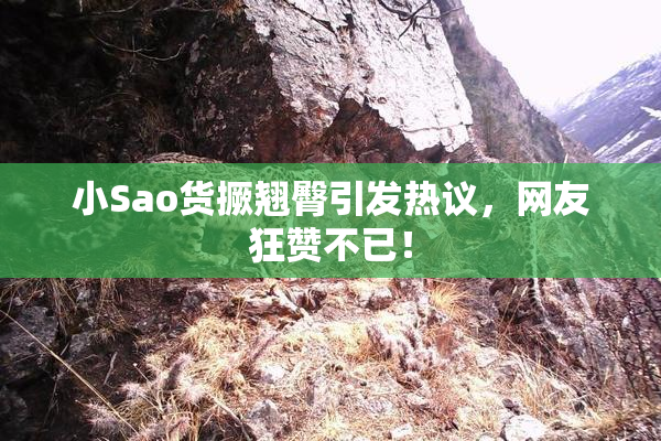 小Sao货撅翘臀引发热议，网友狂赞不已！