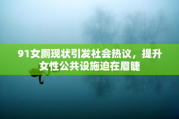 91女厕现状引发社会热议，提升女性公共设施迫在眉睫