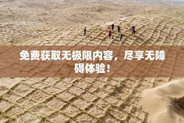 免费获取无极限内容，尽享无障碍体验！