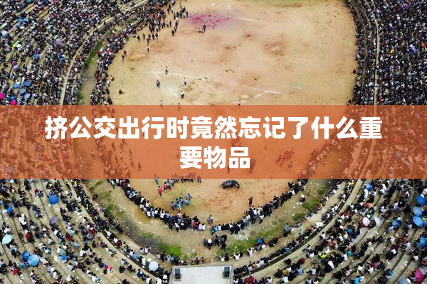 挤公交出行时竟然忘记了什么重要物品
