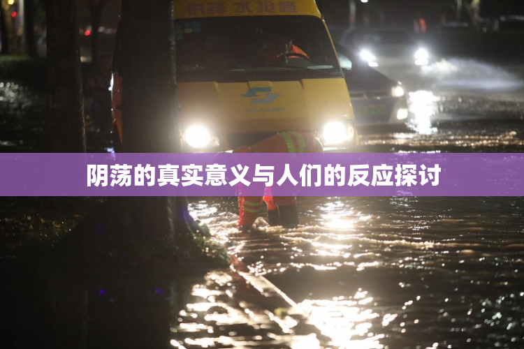 阴荡的真实意义与人们的反应探讨
