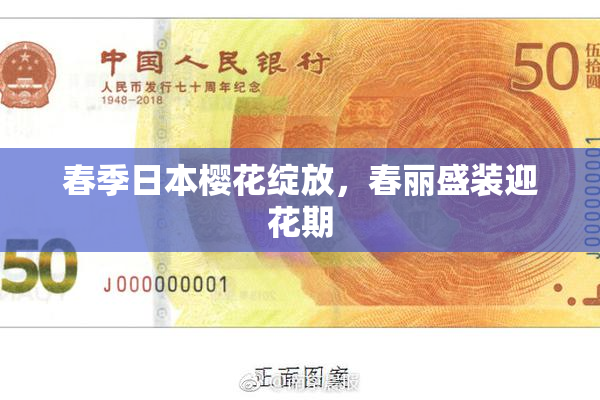 春季日本樱花绽放，春丽盛装迎花期