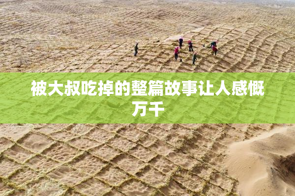 被大叔吃掉的整篇故事让人感慨万千