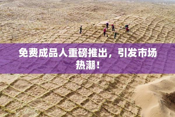 免费成品人重磅推出，引发市场热潮！