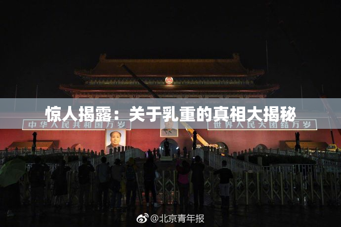 惊人揭露：关于乳重的真相大揭秘