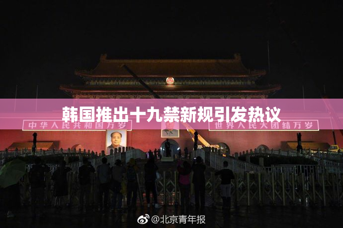 韩国推出十九禁新规引发热议