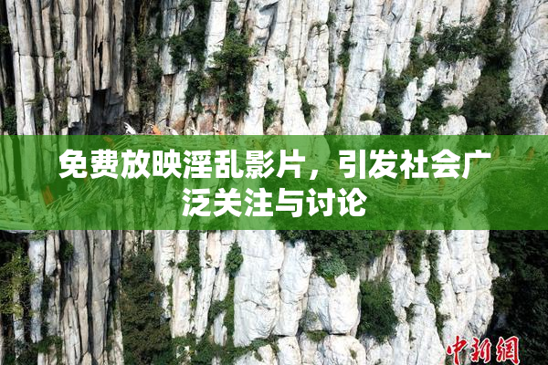 免费放映淫乱影片，引发社会广泛关注与讨论