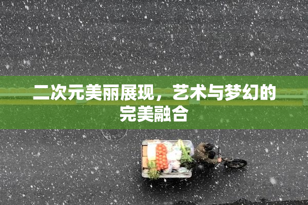 二次元美丽展现，艺术与梦幻的完美融合