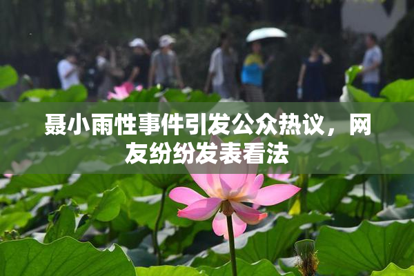 聂小雨性事件引发公众热议，网友纷纷发表看法