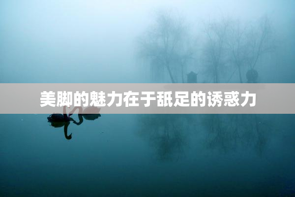 美脚的魅力在于舐足的诱惑力