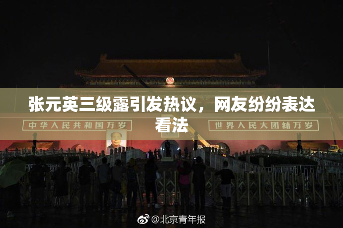 张元英三级露引发热议，网友纷纷表达看法