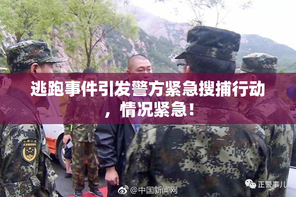逃跑事件引发警方紧急搜捕行动，情况紧急！
