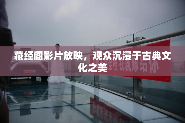 藏经阁影片放映，观众沉浸于古典文化之美