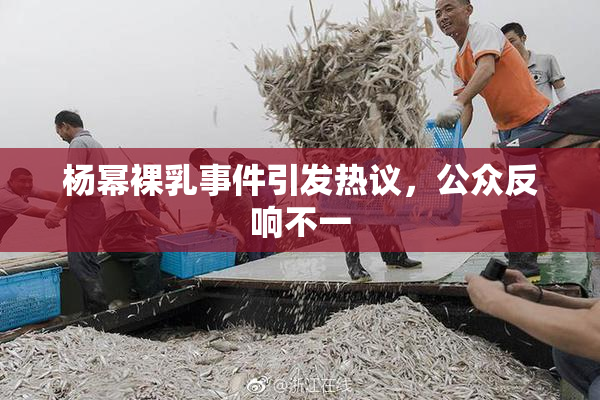 杨幂裸乳事件引发热议，公众反响不一