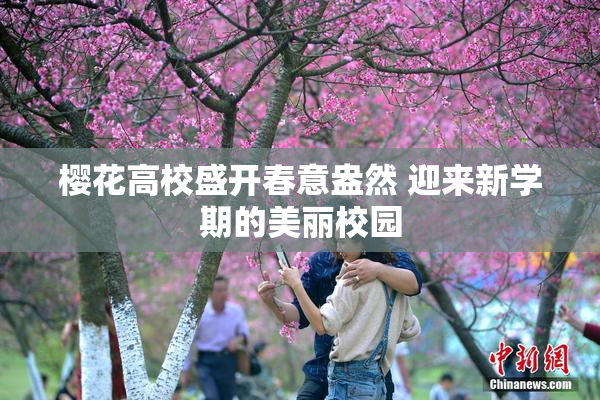 樱花高校盛开春意盎然 迎来新学期的美丽校园