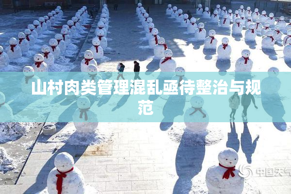 山村肉类管理混乱亟待整治与规范