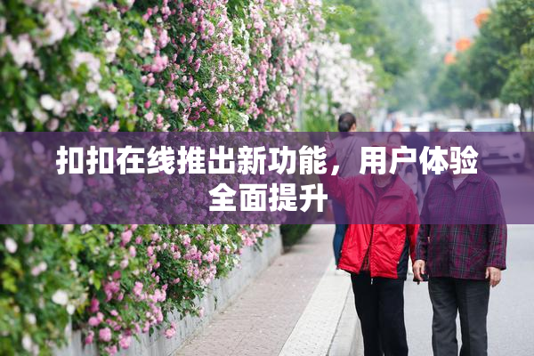 扣扣在线推出新功能，用户体验全面提升