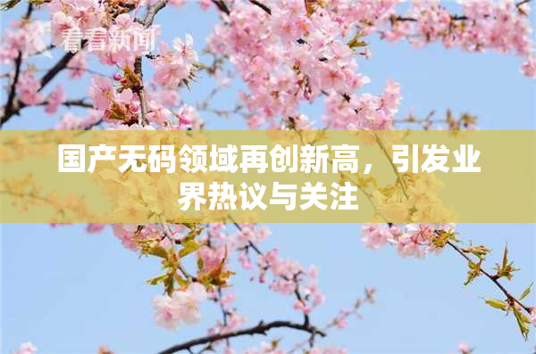 国产无码领域再创新高，引发业界热议与关注