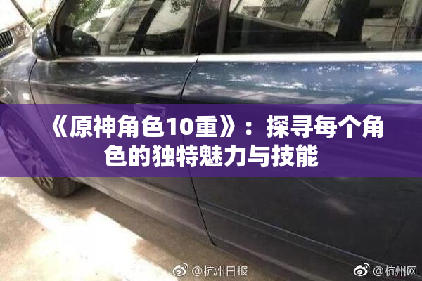 《原神角色10重》：探寻每个角色的独特魅力与技能