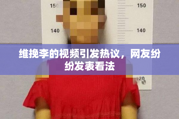 维挽李的视频引发热议，网友纷纷发表看法