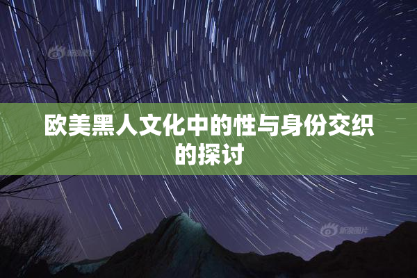 欧美黑人文化中的性与身份交织的探讨