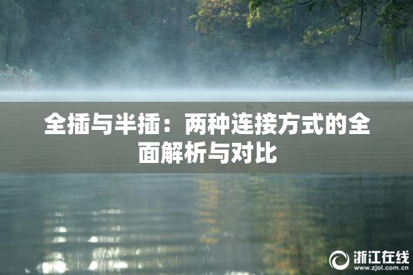 全插与半插：两种连接方式的全面解析与对比