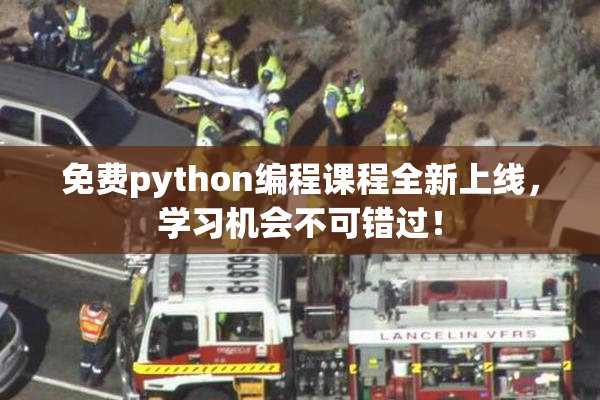免费python编程课程全新上线，学习机会不可错过！