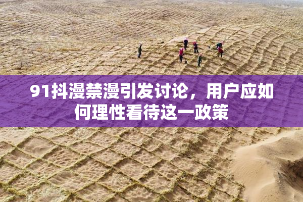 91抖漫禁漫引发讨论，用户应如何理性看待这一政策
